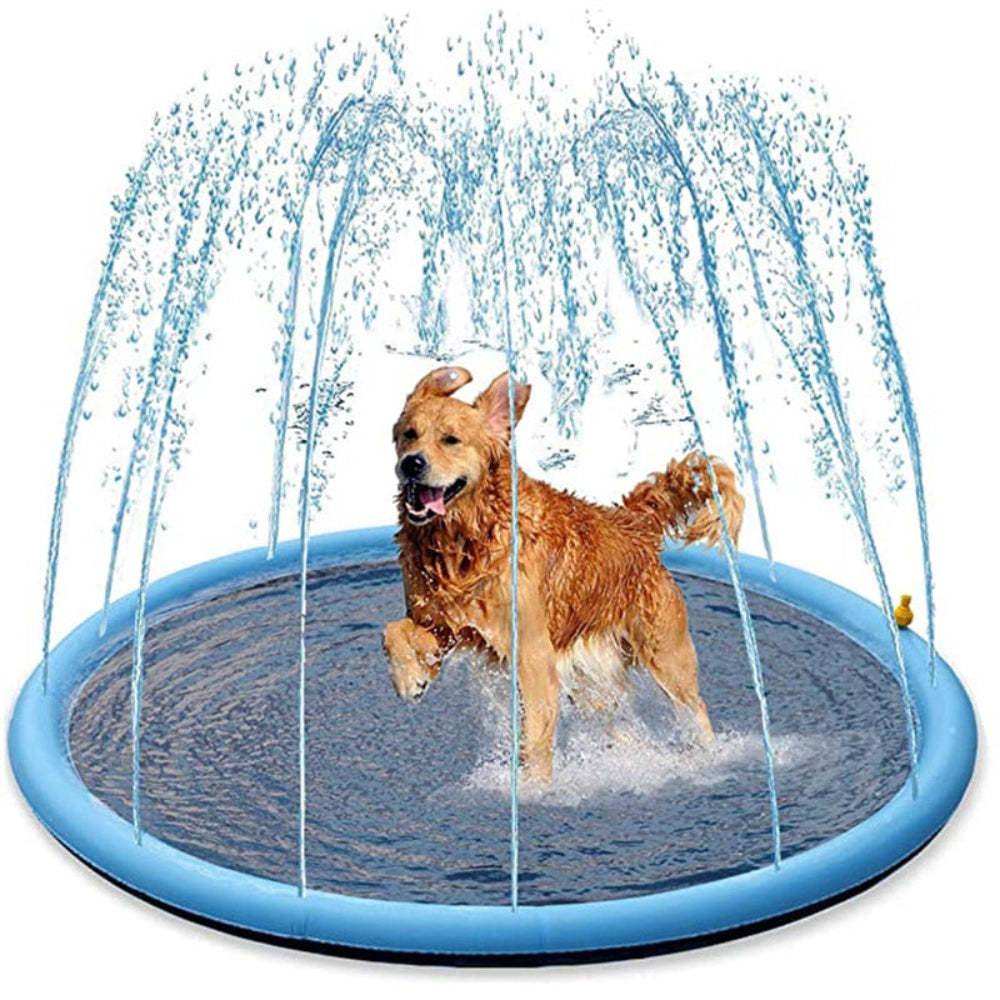 Inflatable Water Play Pool for Dogs and Kids – Durable PVC Summer Fun 6