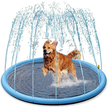 Inflatable Water Play Pool for Dogs and Kids – Durable PVC Summer Fun 6