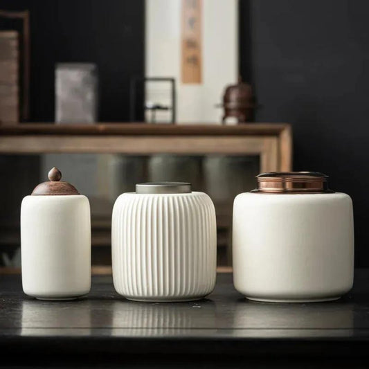 Handmade Ceramic Pet Cremation Urn – Elegant Matte Finish for Ashes Storage 1