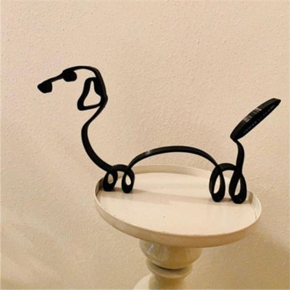 Iron Cat and Dog Silhouettes – Minimalist Pet Figurines for Home Decor 6