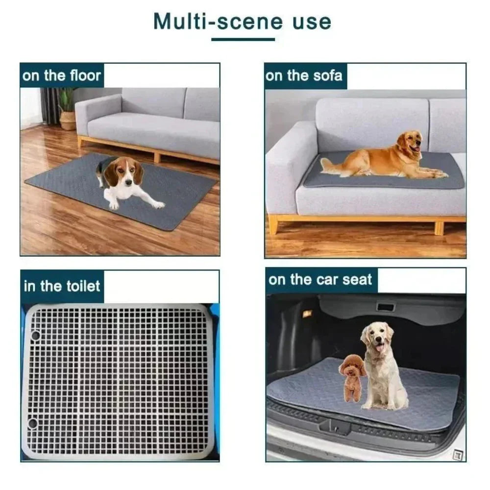 Washable Dog Training Pads with Waterproof TPU Backing – Absorbent and Non-Slip Pet Pads 2