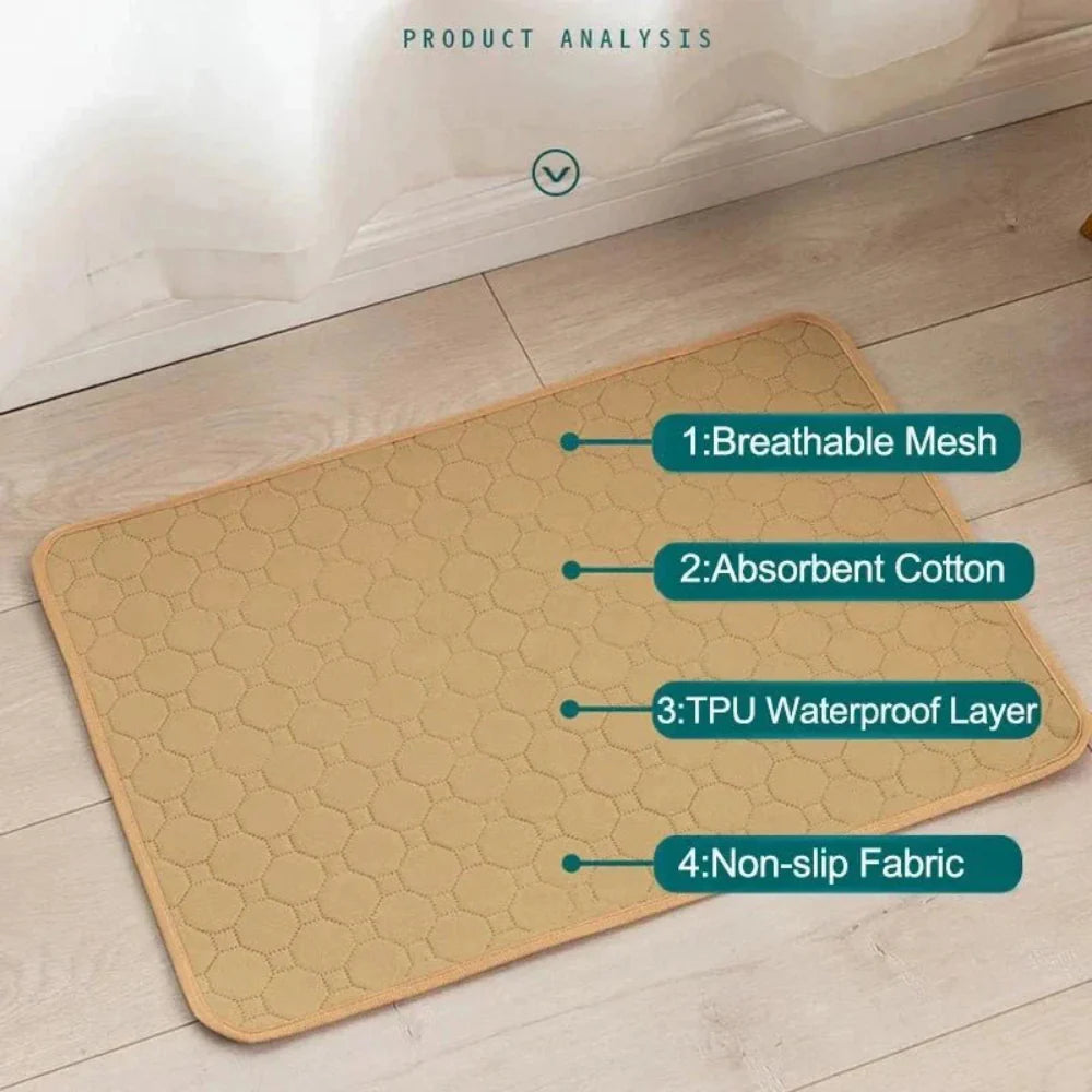 Washable Dog Training Pads with Waterproof TPU Backing – Absorbent and Non-Slip Pet Pads 3