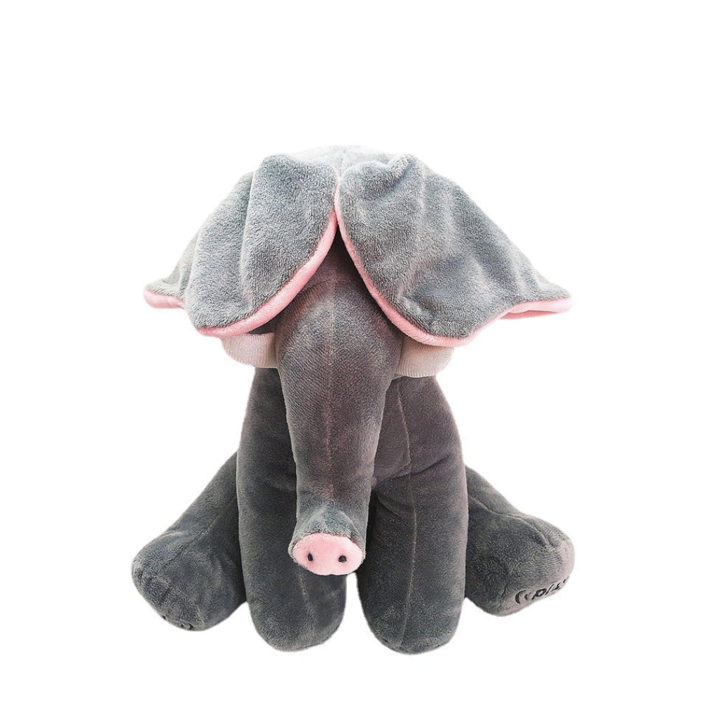 Interactive Peek-a-Boo Elephant Plush Toy – Soft Baby-Friendly Stuffed Animal with Singing and Flapping Ears 3