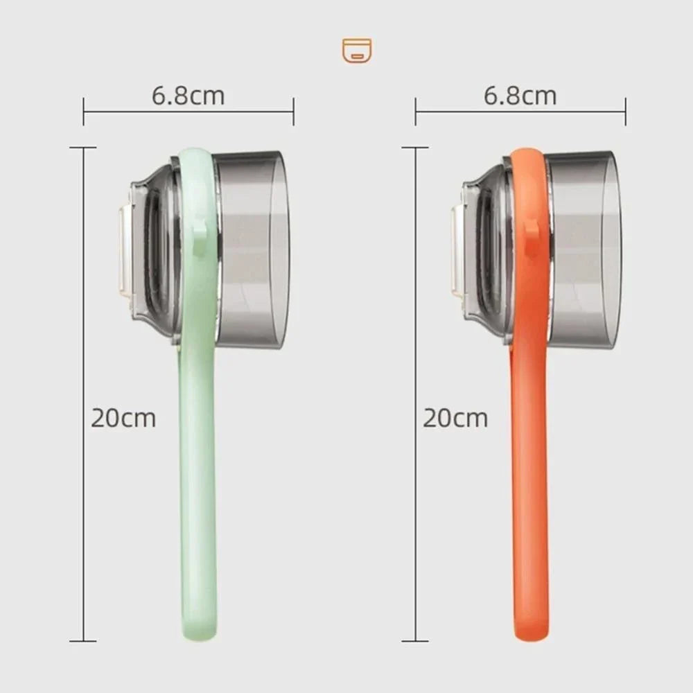 Ergonomic Vegetable Peeler with Built-in Container – Stainless Steel Blade for Efficient Peeling 4