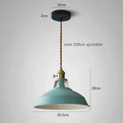 Retro pendellampe – vintage design i forskellige farver