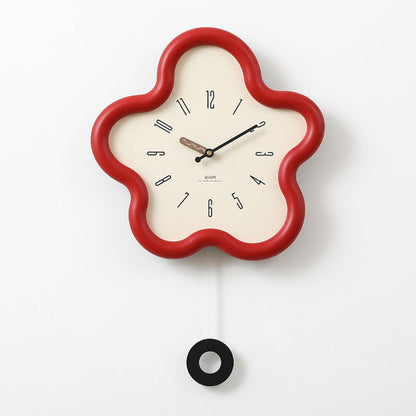 PetalTime - 3D Blumen Pendel Wanduhr