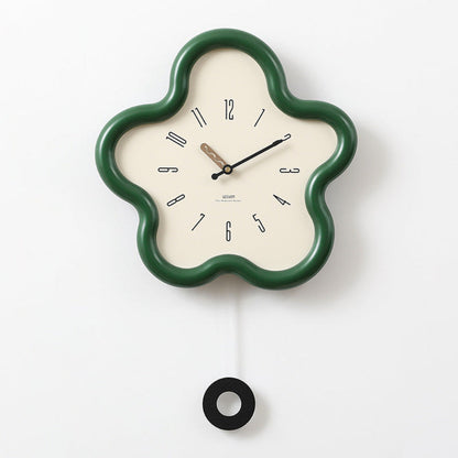 PetalTime - 3D Blumen Pendel Wanduhr