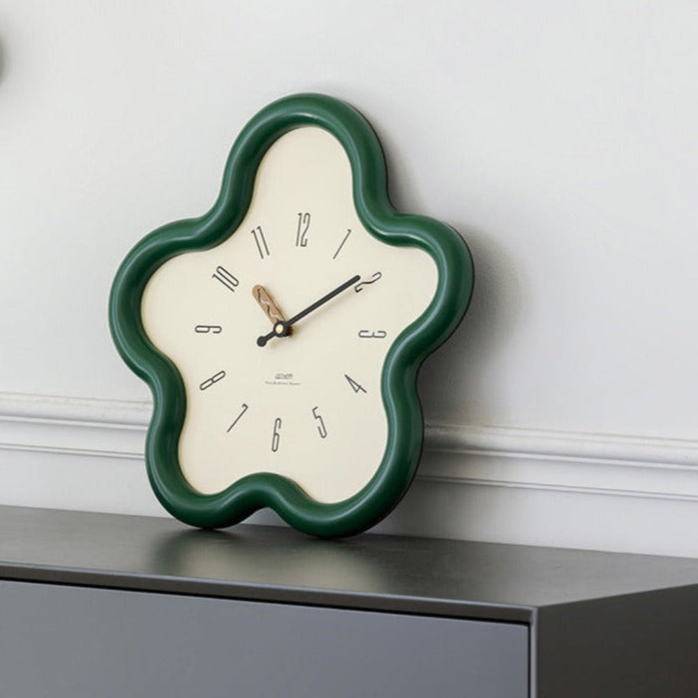 PetalTime - 3D Blumen Pendel Wanduhr