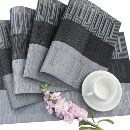Placera -  4 Stück Gewebte PVC-Platzsets im Western-Stil