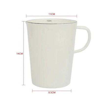 RetroPour – Enamel Measuring Jug