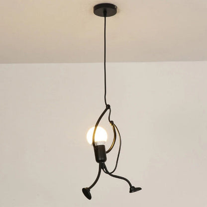 Retro Character Ceiling Lamp – Playful Design with Adjustable Height for Kids' Rooms 5