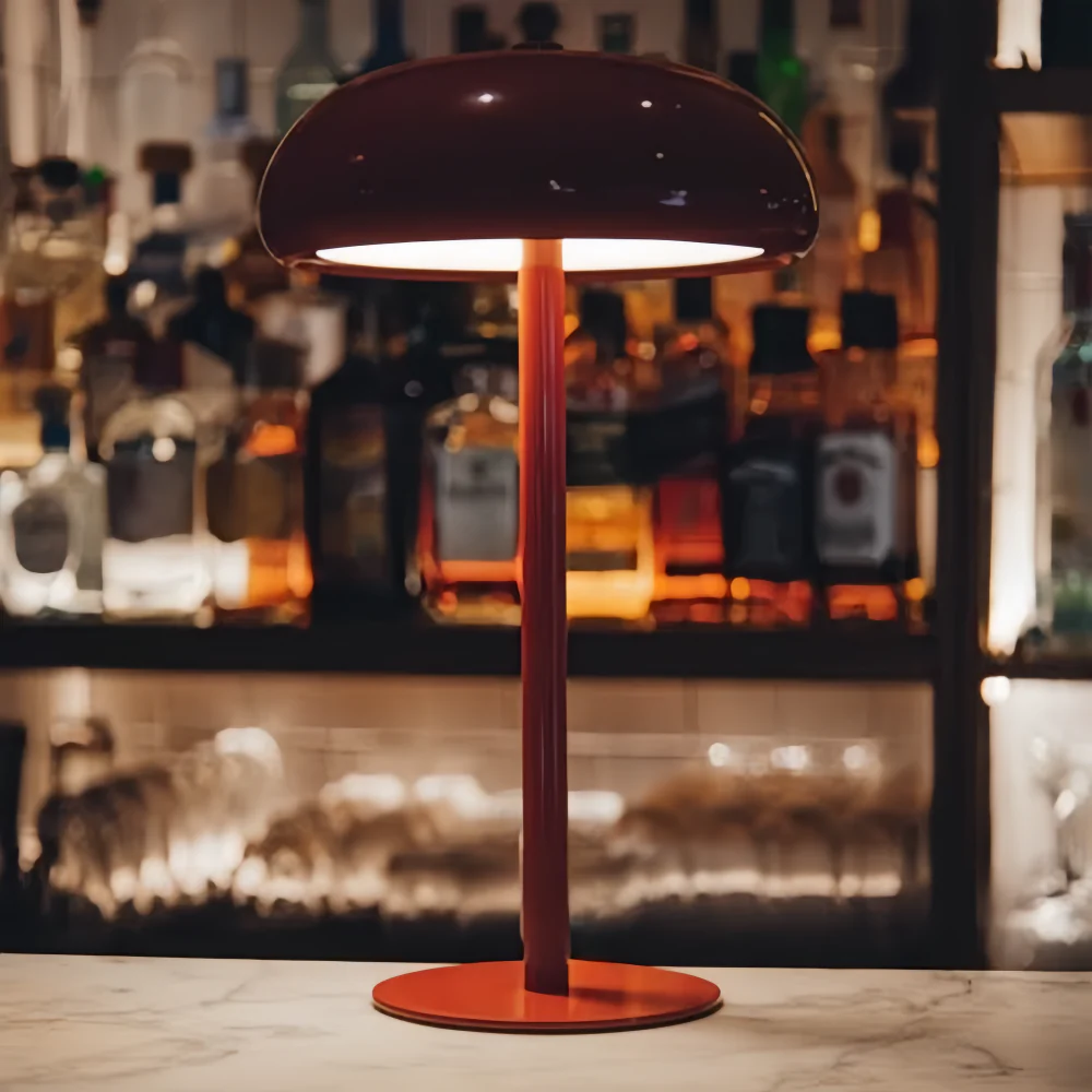 Stylish Wireless Retro Table Lamp with Touch Control and Rechargeable Battery 8
