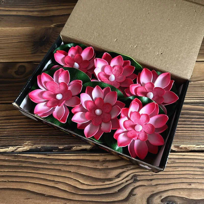Color-Changing LED Lotus Flower for Outdoor Decoration – Floating Waterproof Light 7