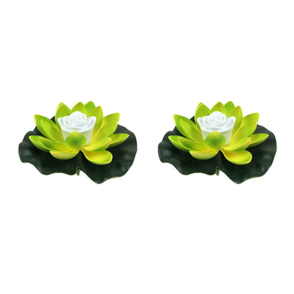 Floating LED Lotus Light for Pool, Pond, and Garden – Waterproof Battery-Operated Decorative Light 17