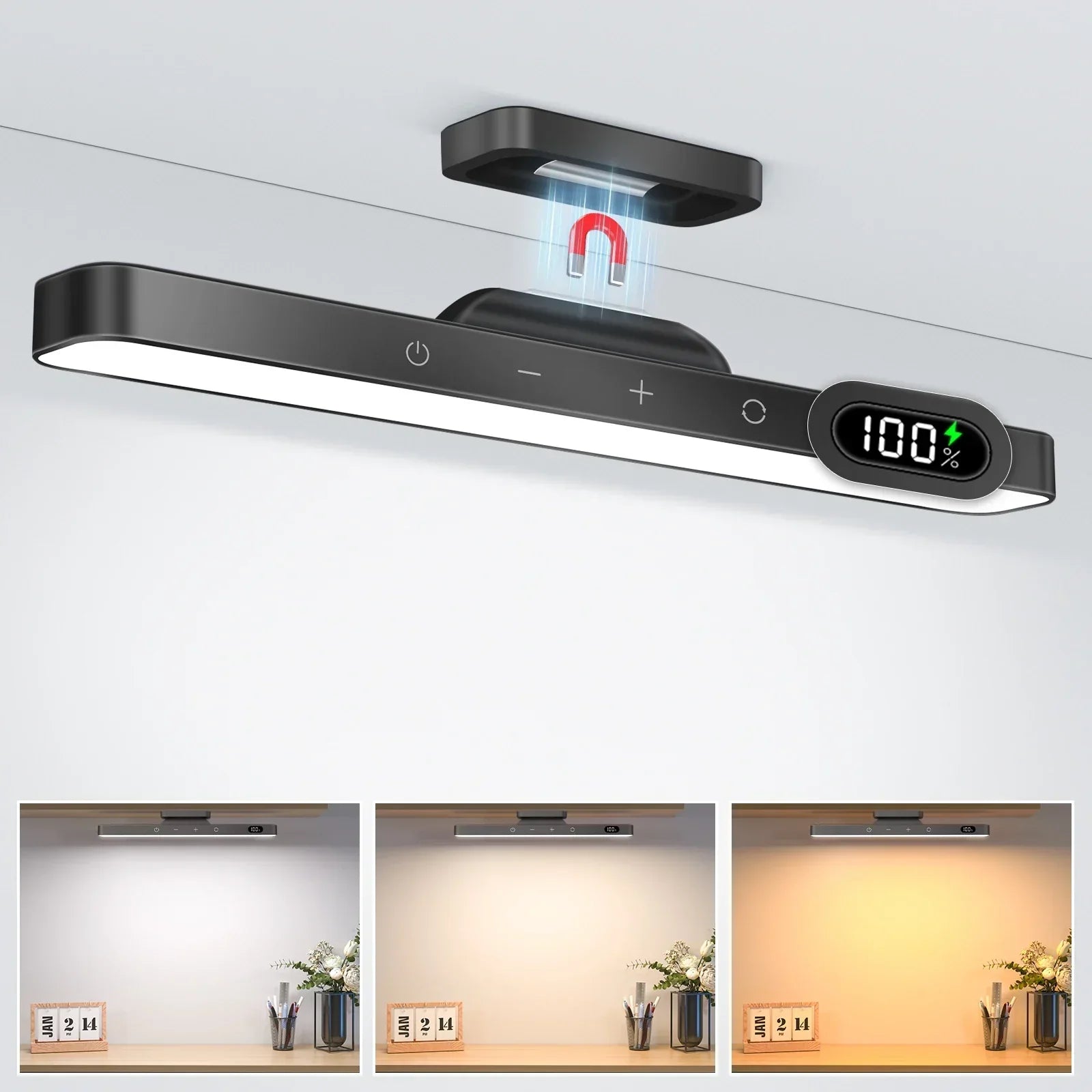Rechargeable Dimmable LED Night Light with 3 Color Modes – Portable Touch Control Lamp 1