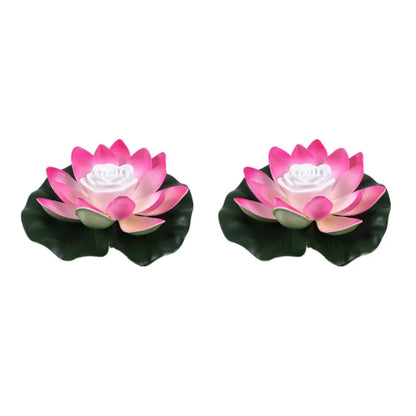 Floating LED Lotus Light for Pool, Pond, and Garden – Waterproof Battery-Operated Decorative Light 20
