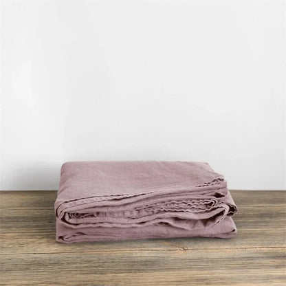 100% Linen Bed Sheet - Breathable, Moisture-Wicking, and Temperature-Regulating for Cozy Sleep 9