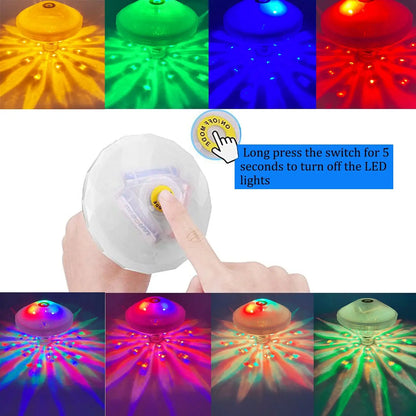 Floating RGB Pool Light – Waterproof LED Disco Light for Pools and Spas 9