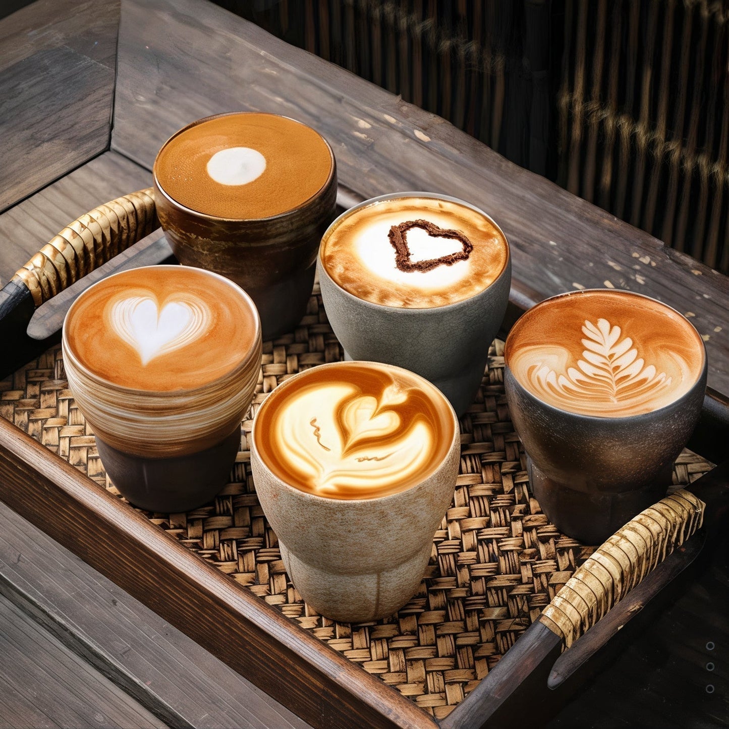Rustic Handmade Coffee Mug with Unique Slanted Design – 100-200ml Porcelain Cup 4