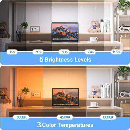 Rechargeable Dimmable LED Night Light with 3 Color Modes – Portable Touch Control Lamp 2