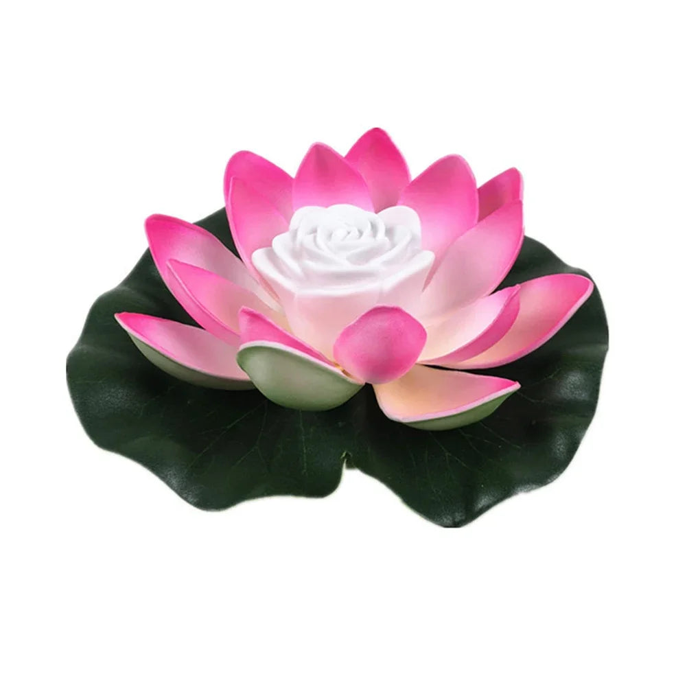 Floating LED Lotus Light for Pool, Pond, and Garden – Waterproof Battery-Operated Decorative Light 16