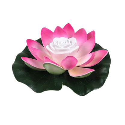Floating LED Lotus Light for Pool and Garden – Battery Operated Waterproof Decorative Light 16