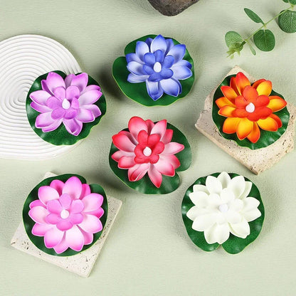 Color-Changing LED Lotus Flower for Outdoor Decoration – Floating Waterproof Light 2