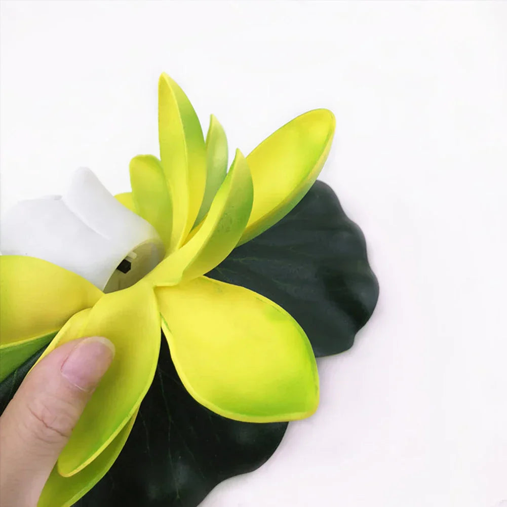 Floating LED Lotus Light for Pool and Garden – Battery Operated Waterproof Decorative Light 9