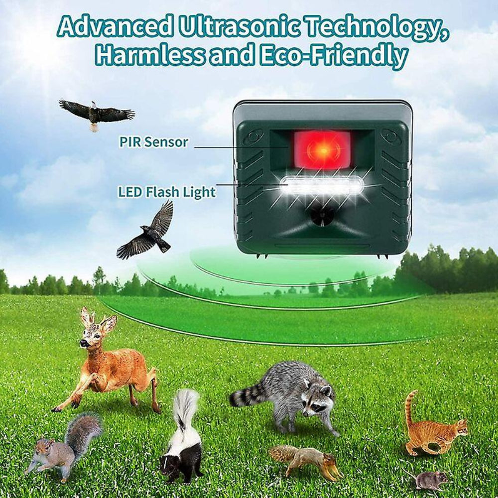 SafeGuard Pro - Ultraschall-Vogel- und Tiervertreiber
