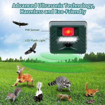 SafeGuard Pro - Ultraschall-Vogel- und Tiervertreiber