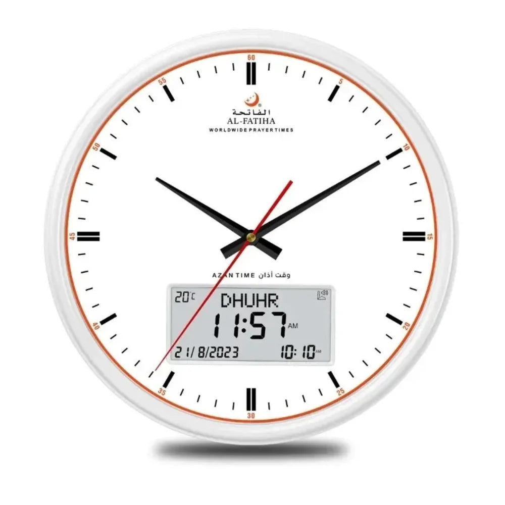 SalahView - Intelligente Azan Wanduhr mit Gebetswarnungen & Qibla