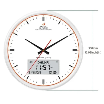 SalahView - Intelligente Azan Wanduhr mit Gebetswarnungen & Qibla