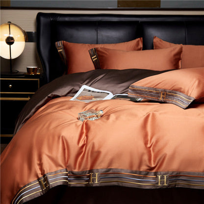 Satinelle - Satin-Bettwäsche-Set mit baumwollweichem Griff
