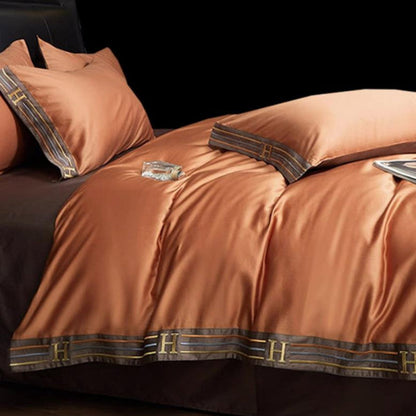 Satinelle - Satin-Bettwäsche-Set mit baumwollweichem Griff