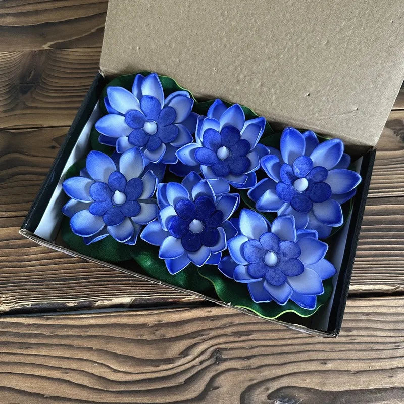 Color-Changing LED Lotus Flower for Outdoor Decoration – Floating Waterproof Light 11