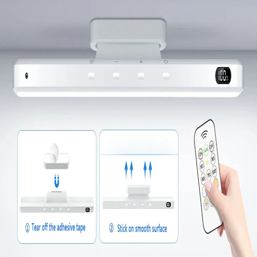 Rechargeable Dimmable LED Night Light with 3 Color Modes – Portable Touch Control Lamp 24