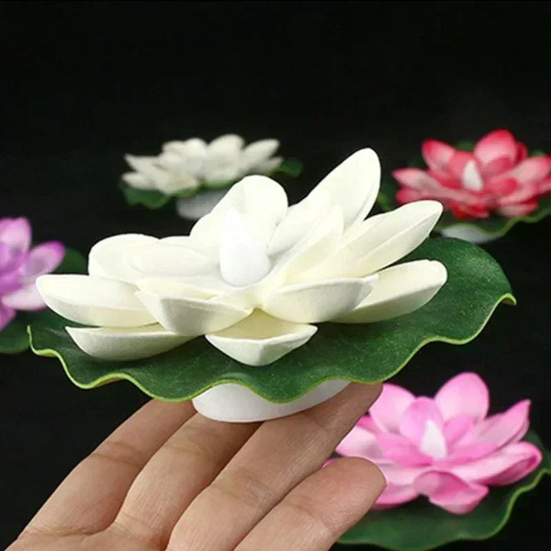 Color-Changing LED Lotus Flower for Outdoor Decoration – Floating Waterproof Light 6