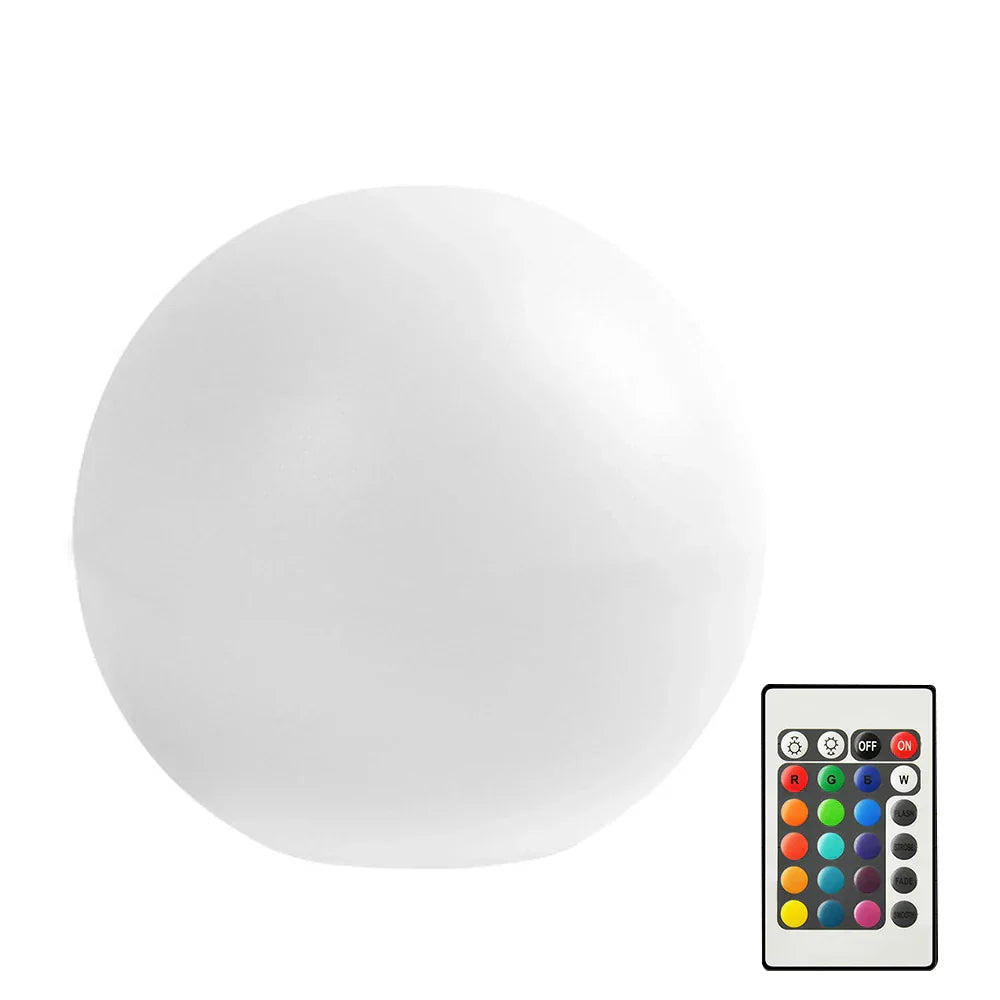 RGB LED Floating Pool Lights - Waterproof Decorative Balls in Various Sizes with Remote Control 3