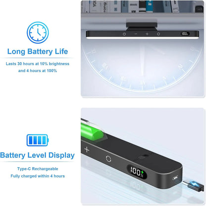 Rechargeable Dimmable LED Night Light with 3 Color Modes – Portable Touch Control Lamp 4