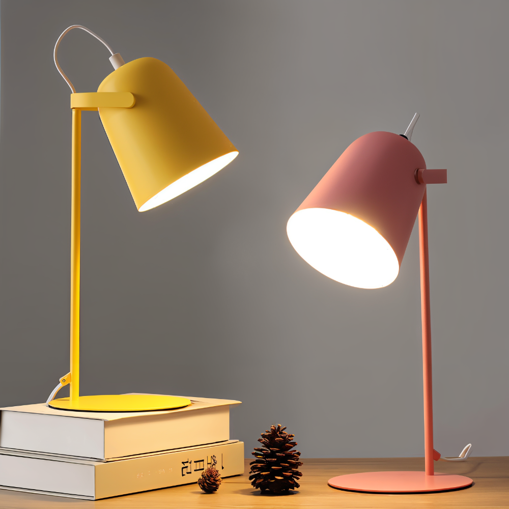 Modern Rotating Table Lamp with Adjustable Shade – Eye-Friendly Lighting Solution for Reading and Studying 4