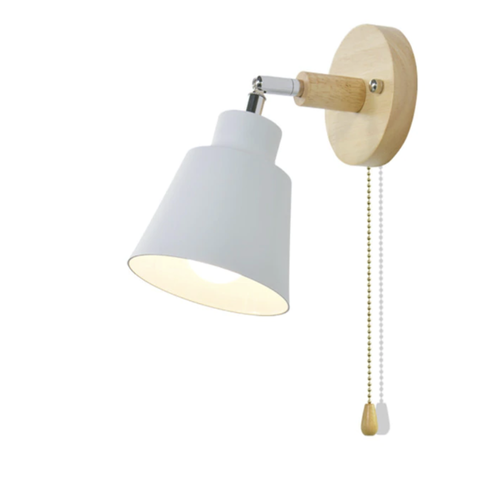 Adjustable Wall Light with Pull Chain Switch – Vintage Industrial Design 15