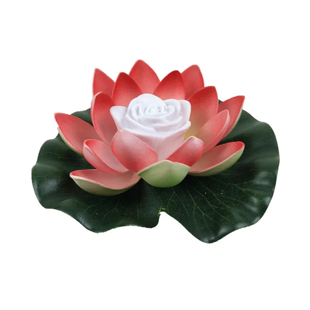 Floating LED Lotus Light for Pool and Garden – Battery Operated Waterproof Decorative Light 11