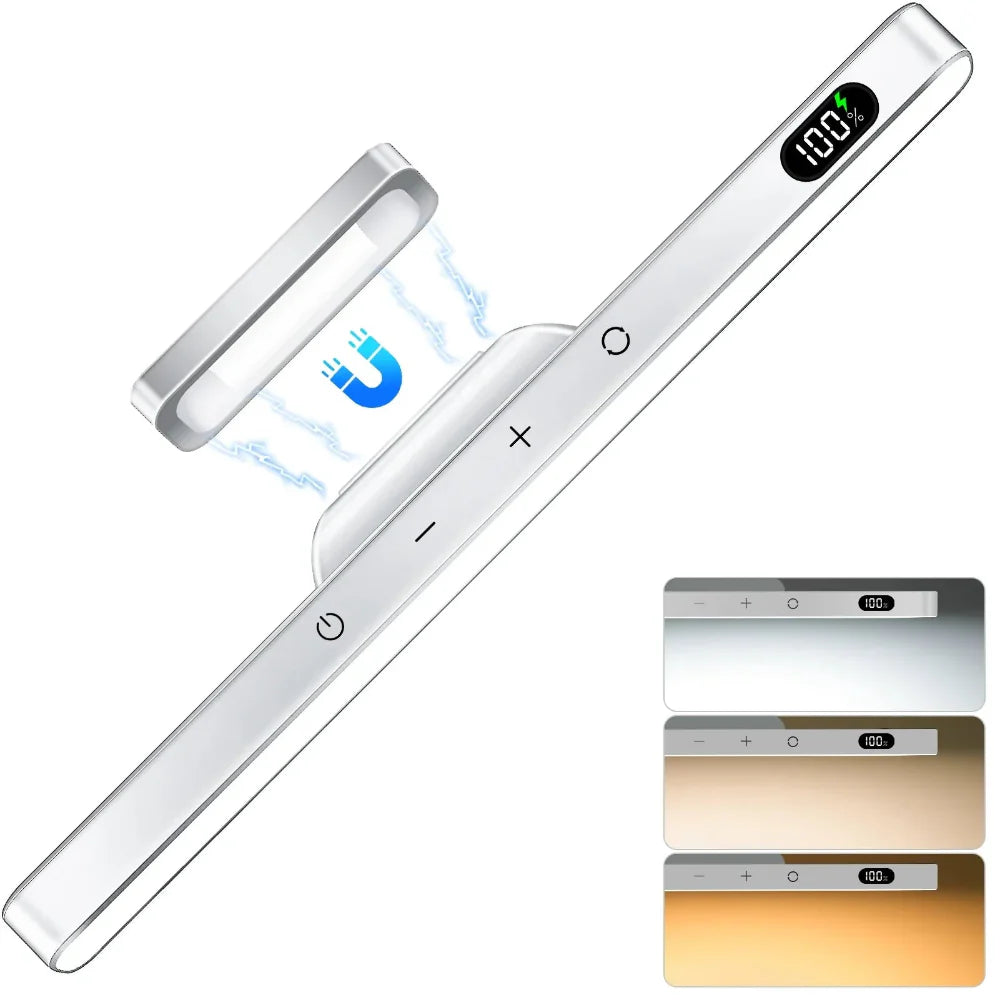 Rechargeable Dimmable LED Night Light with 3 Color Modes – Portable Touch Control Lamp 27