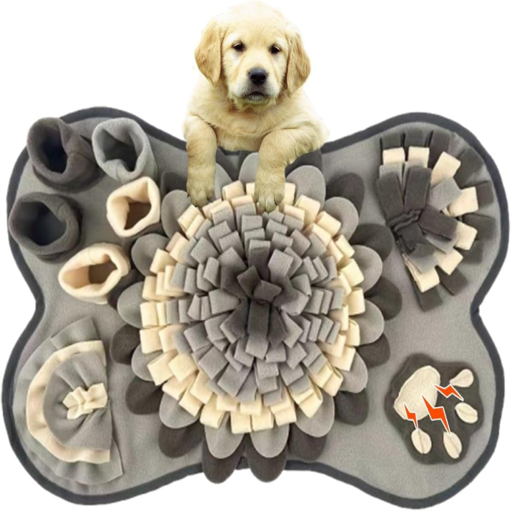 SnuffleNest - faltbare Hundeschnuffelmatte mit Puzzle-Futterautomat-Design