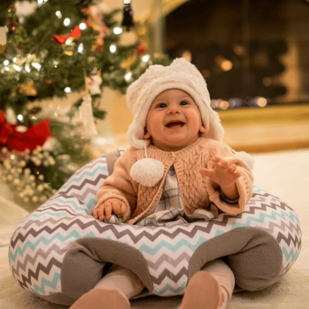 SnugSit - Plüsch-Babysofa mit 360° Unterstützung