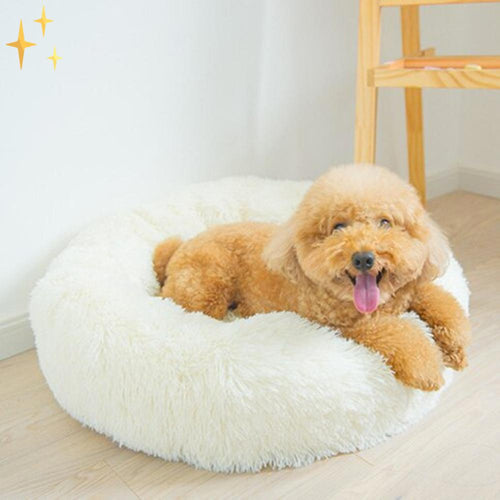 Snuggleloop - Flauschiges Donut-Haustierbett für Katzen & Hunde