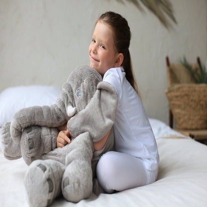 Snugglephant - Weiches Elefanten-Kuschelkissen für Babys und Kinder