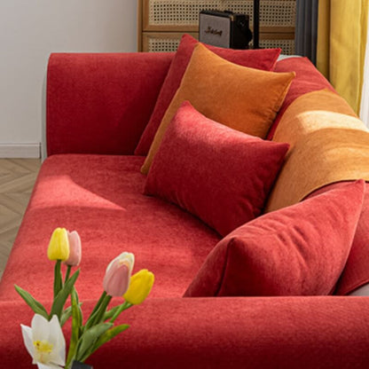 Sofavelle - Gesteppter Chenille-Sofabezug mit Anti-Rutsch-Rücken