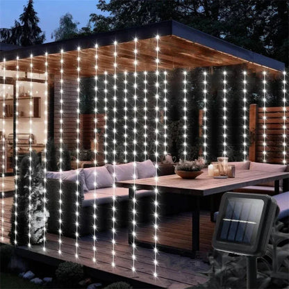 SolaLace - LED-Solar-Vorhangleuchte für den Außenbereich
