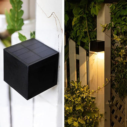 SolarGlow - Solarbetriebene LED-Außenwandleuchte